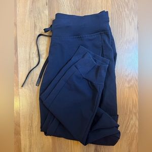 Mandala Navy Blue Scrub Pants Joggers XS